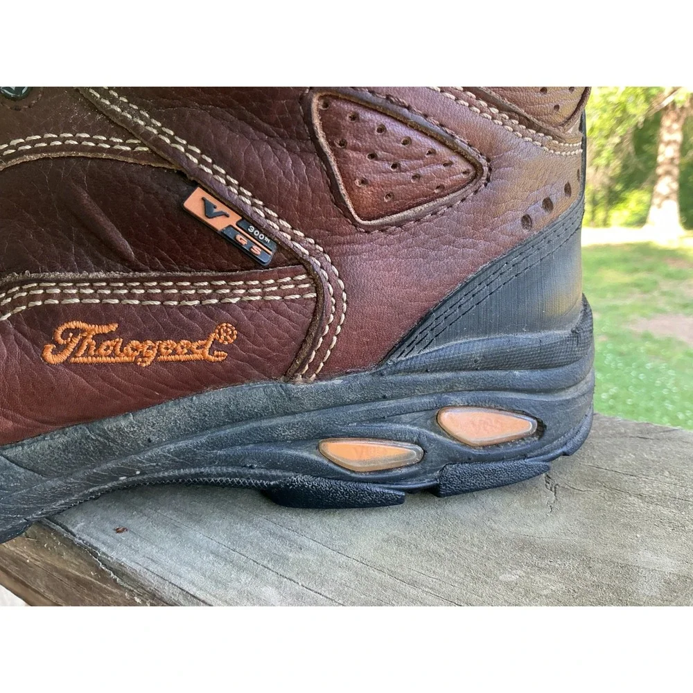 Thorogood‎ Mens V-Series 6in Brown Leather Work Boots 804-4277 Steel Toe GS 300m Thorogood V-Series Men main image 3